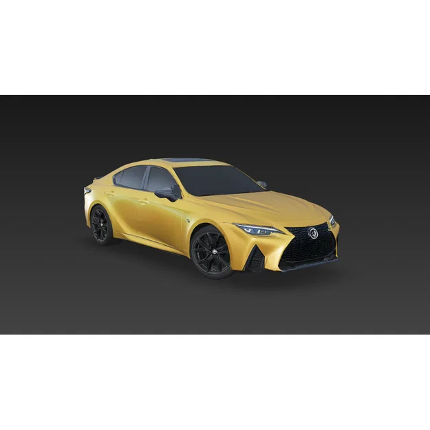 Mô hình 3D xe Lexus IS 500 F Sport Performance cực chi tiết - Image 2