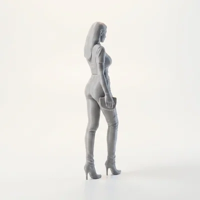 Mô hình tượng cô gái vuốt tóc - Mẫu in 3D tinh tế
