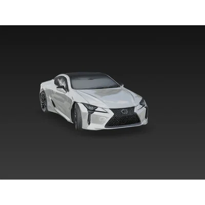 Mô hình xe Lexus LC 500 - File in 3D chi tiết cho người đam mê