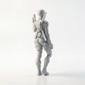 Mô hình Lady Pool - Nữ Anh Hùng Hành Động In 3D - Thumbnail 3