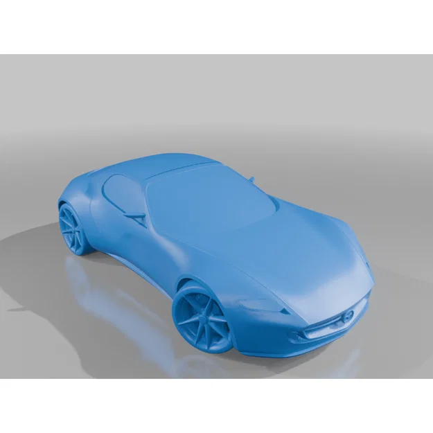 Mô hình 3D xe concept Mazda RX-5 Cosmo Rotary chi tiết và sắc nét - Image 2