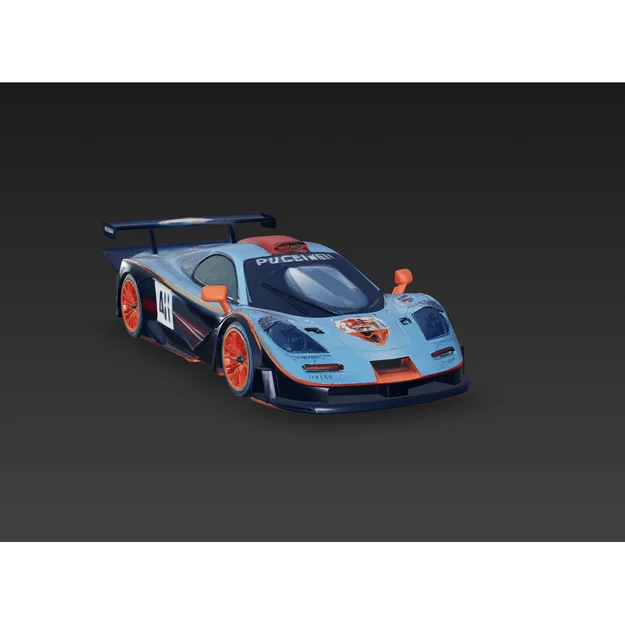 Mô hình siêu xe McLaren F1 GTR in 3D cực đẹp cho dân sưu tầm - Image 1