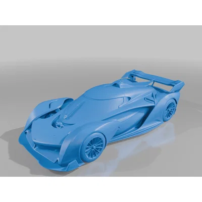 Mô hình McLaren Solus GT - Thiết kế siêu xe in 3D tuyệt đẹp