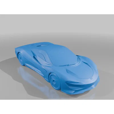 Mô hình siêu xe McLaren Speedtail in 3D cực chất
