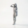 Mô hình 3D tượng nữ nhân vật chào kiểu Lady Salute - Thumbnail 1