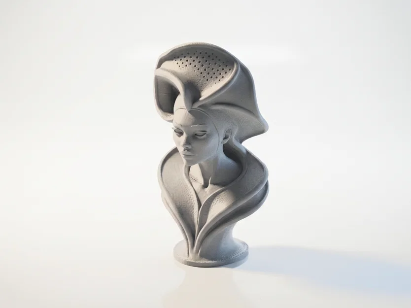 Tượng Bán Thân Nữ Sang Trọng - Mẫu In 3D Đẹp Mắt - Image 1