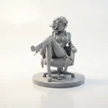 Mô hình 3D Nữ Nhân Viên Văn Phòng Ngồi Ghế (Lady Sat On Office Chair) - Thumbnail 2