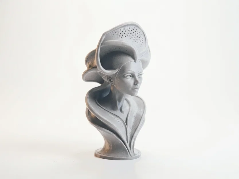 Tượng Bán Thân Nữ Sang Trọng - Mẫu In 3D Đẹp Mắt - Image 2
