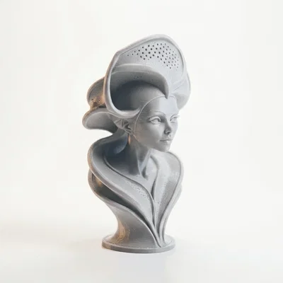 Tượng Bán Thân Nữ Sang Trọng - Mẫu In 3D Đẹp Mắt