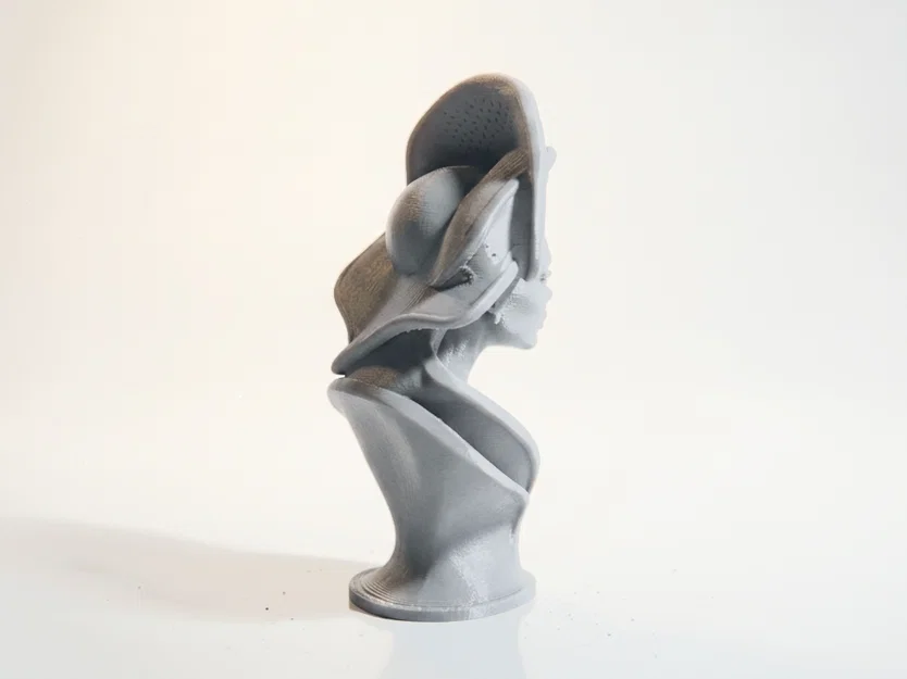 Tượng Bán Thân Nữ Sang Trọng - Mẫu In 3D Đẹp Mắt - Image 3