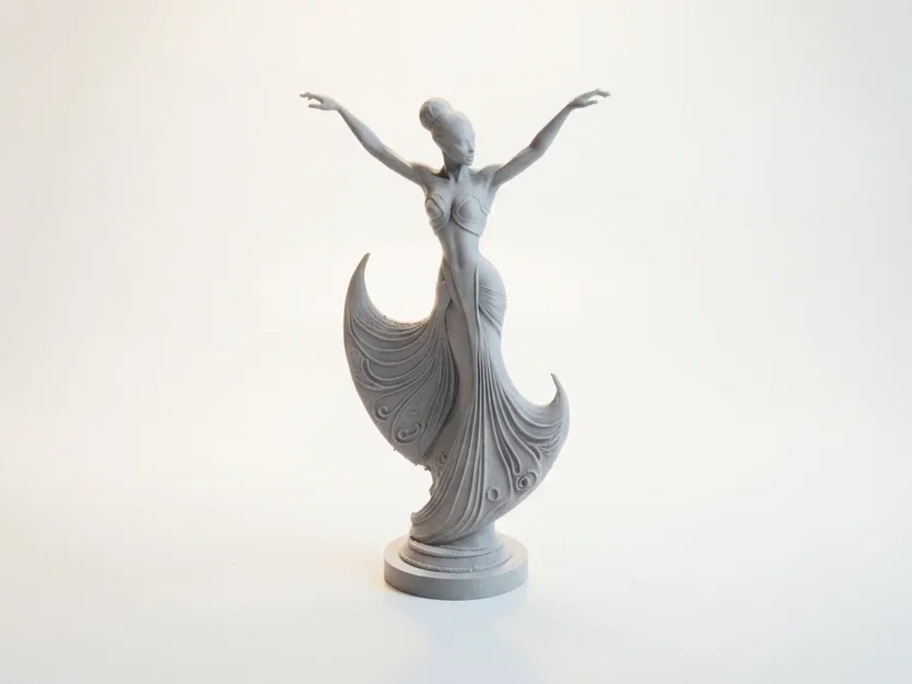 Mô hình in 3D Tượng Nữ Nghệ Sĩ Múa Thanh Lịch - Image 1