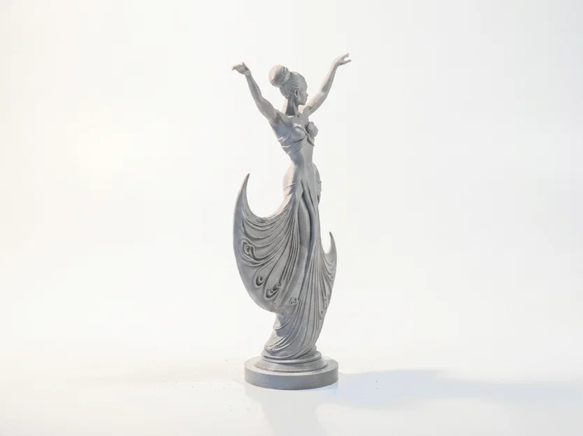 Mô hình in 3D Tượng Nữ Nghệ Sĩ Múa Thanh Lịch - Image 2