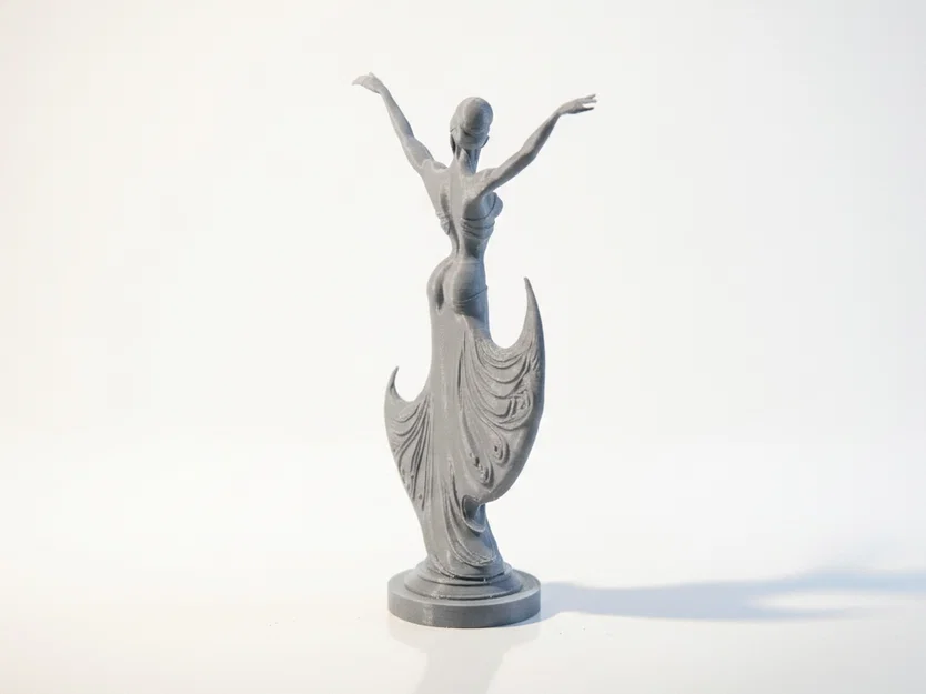 Mô hình in 3D Tượng Nữ Nghệ Sĩ Múa Thanh Lịch - Image 3