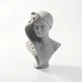 Tượng Bán Thân Nữ Thanh Lịch - Mẫu In 3D Sắc Sảo - Thumbnail 1