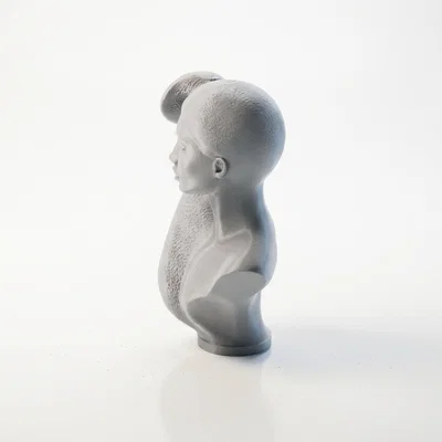 Tượng Bán Thân Nữ Thanh Lịch - Mẫu In 3D Sắc Sảo