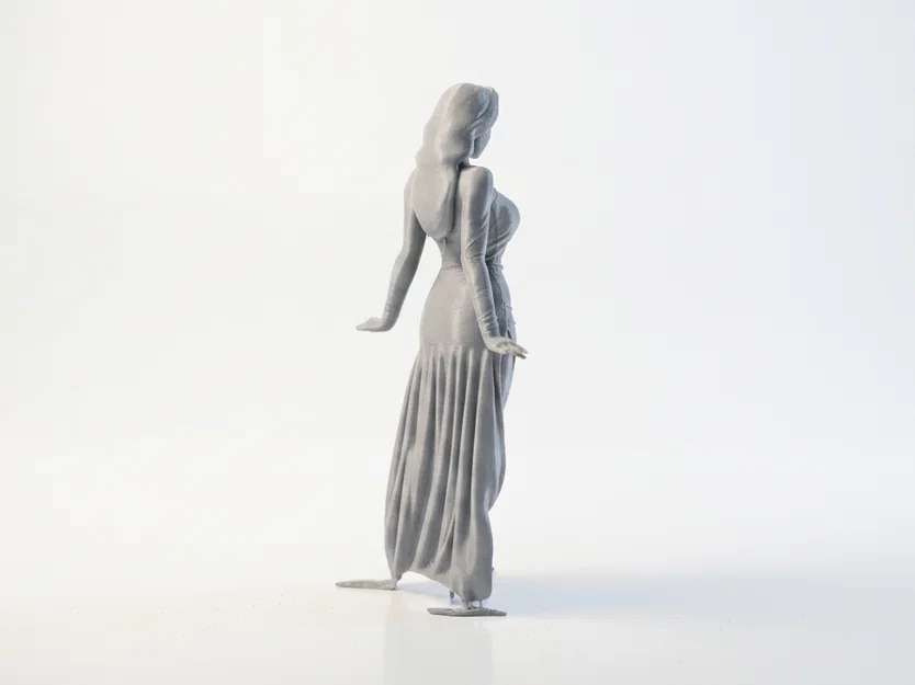 Mô Hình Tượng Nữ Mặc Váy Quyến Rũ - File In 3D - Image 2