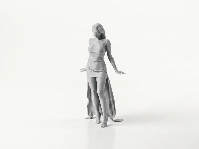 Mô Hình Tượng Nữ Mặc Váy Quyến Rũ - File In 3D - Image 4