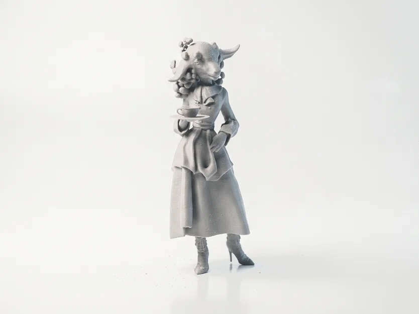 Mô Hình 3D Nhân Vật Cừu Giúp Việc - Lady Sheep Maid - Image 2
