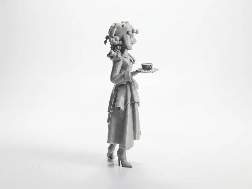 Mô Hình 3D Nhân Vật Cừu Giúp Việc - Lady Sheep Maid - Image 3