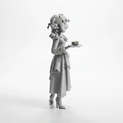 Mô Hình 3D Nhân Vật Cừu Giúp Việc - Lady Sheep Maid