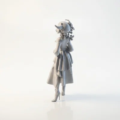 Mô Hình 3D Nhân Vật Cừu Giúp Việc - Lady Sheep Maid
