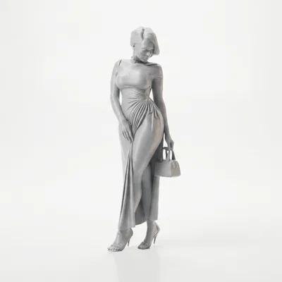 Mô hình tượng phụ nữ thanh lịch - Tệp STL in 3D