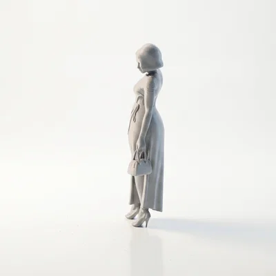 Mô hình tượng phụ nữ thanh lịch - Tệp STL in 3D