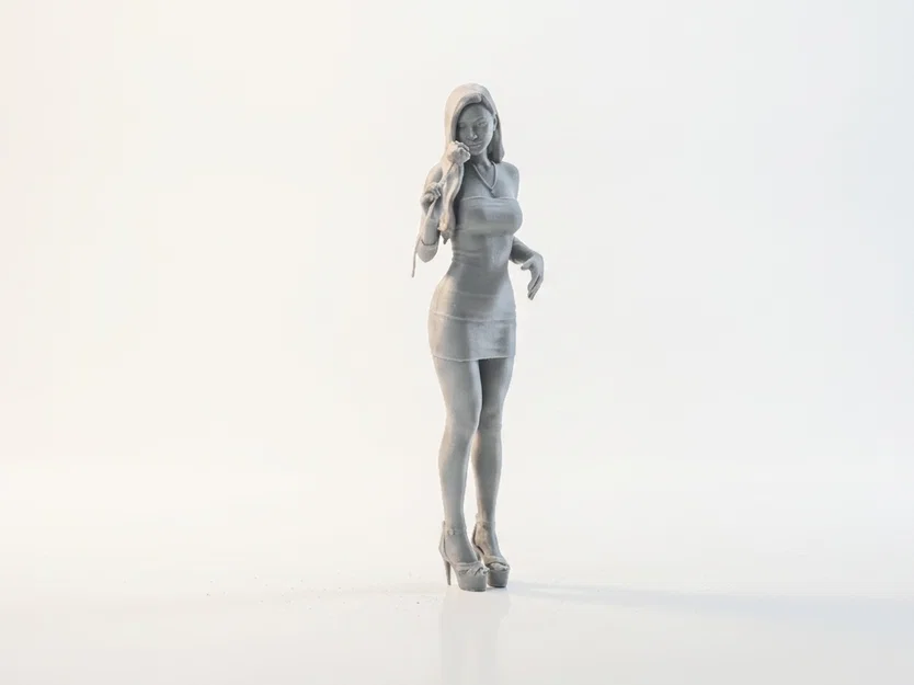 Mô hình 3D Nữ ca sĩ sang trọng - Tượng nghệ thuật in 3D - Image 2