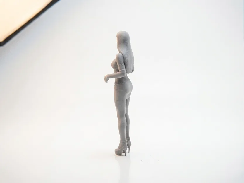Mô hình 3D Nữ ca sĩ sang trọng - Tượng nghệ thuật in 3D - Image 4