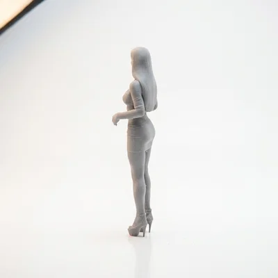 Mô hình 3D Nữ ca sĩ sang trọng - Tượng nghệ thuật in 3D
