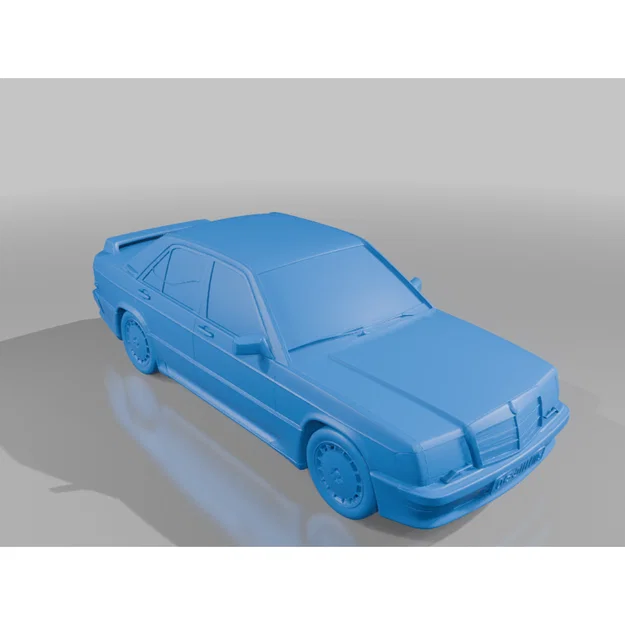 Mô hình xe Mercedes 190E 2.3-16 in 3D độc đáo - Image 1