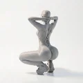 Tượng Nữ Giới Tư Thế Ngồi Xổm - Mẫu In 3D Độc Đáo - Thumbnail 2