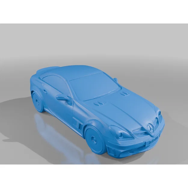 Mô hình 3D xe Mercedes SLK 55 AMG Black Series sắc nét - Image 2