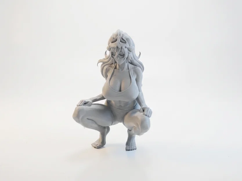 Mô hình tượng nữ ngồi xổm 3D Printable (Lady Squatting) - Image 1