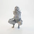 Mô hình tượng nữ ngồi xổm 3D Printable (Lady Squatting) - Thumbnail 1