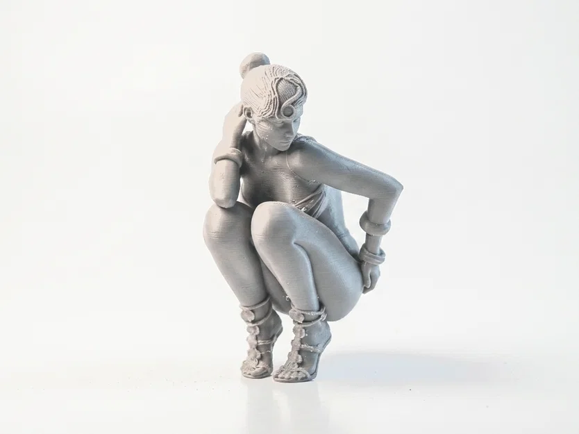 Mô hình tượng nữ ngồi xổm - File 3D in ấn - Image 2