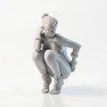 Mô hình tượng nữ ngồi xổm - File 3D in ấn - Thumbnail 2