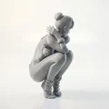 Mô hình tượng nữ ngồi xổm - File 3D in ấn - Thumbnail 3