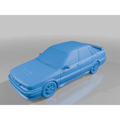 Mô hình 3D Mitsubishi Galant VR-4: Tuyệt phẩm xe hơi cổ điển
