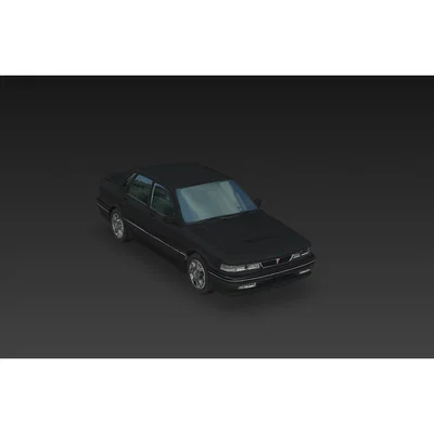 Mô hình 3D Mitsubishi Galant VR-4: Tuyệt phẩm xe hơi cổ điển