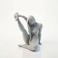 Mô hình 3D cô gái vươn vai duyên dáng - Tượng trang trí nghệ thuật - Thumbnail 1