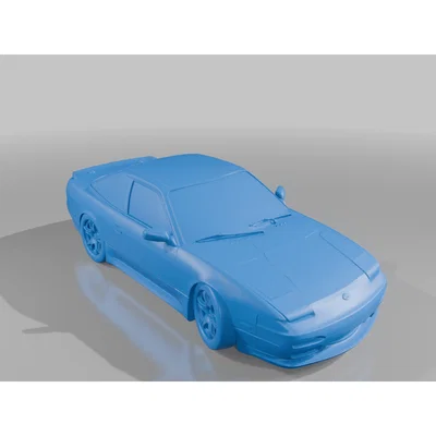Mô hình 3D Nissan 240SX S13: Tái hiện huyền thoại JDM cực chất