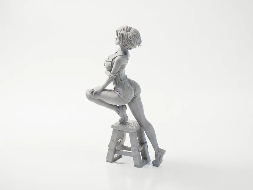 Mô hình tượng nữ vươn người (Lady Stretching) - File in 3D - Image 1
