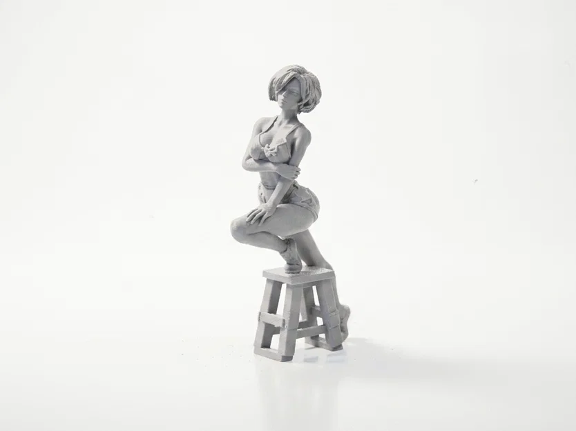 Mô hình tượng nữ vươn người (Lady Stretching) - File in 3D - Image 2