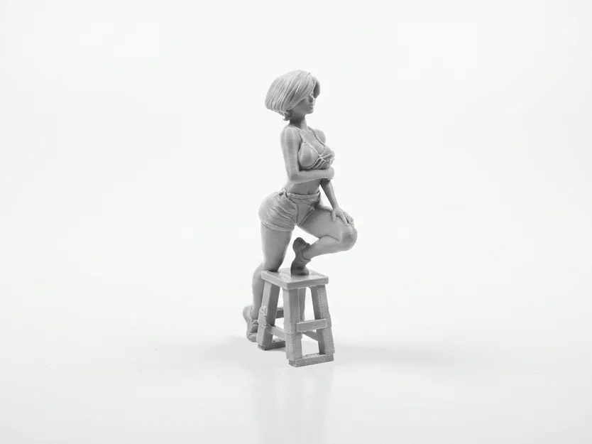 Mô hình tượng nữ vươn người (Lady Stretching) - File in 3D - Image 3