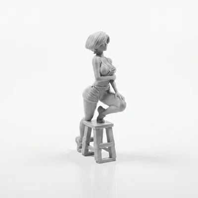 Mô hình tượng nữ vươn người (Lady Stretching) - File in 3D