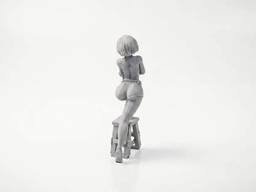Mô hình tượng nữ vươn người (Lady Stretching) - File in 3D - Image 4