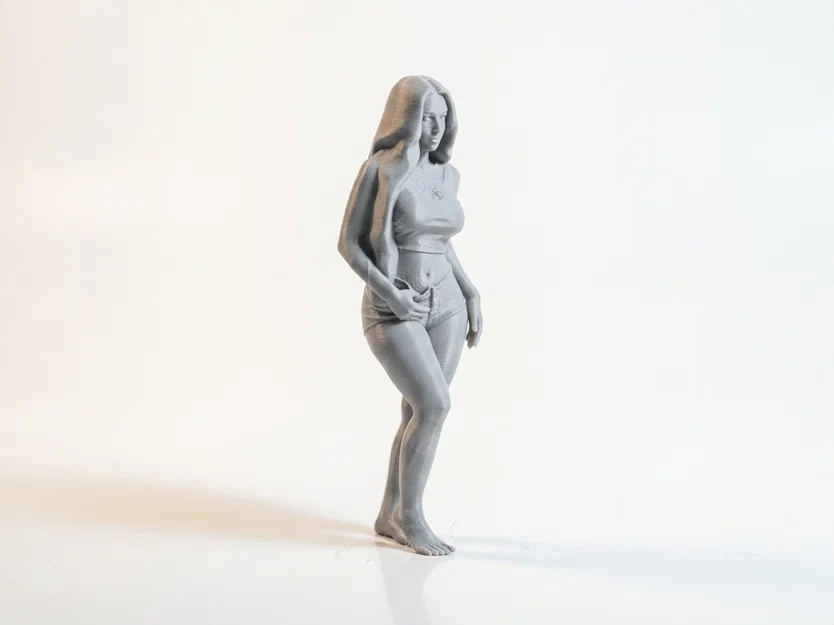 Mô hình tượng nữ điêu khắc vải rủ 3D (Female Figure Draped Cloth Statue) - Image 2