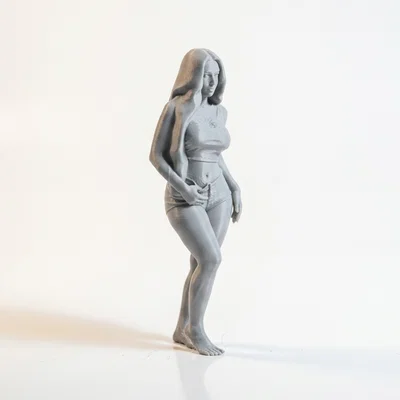 Mô hình tượng nữ điêu khắc vải rủ 3D (Female Figure Draped Cloth Statue)