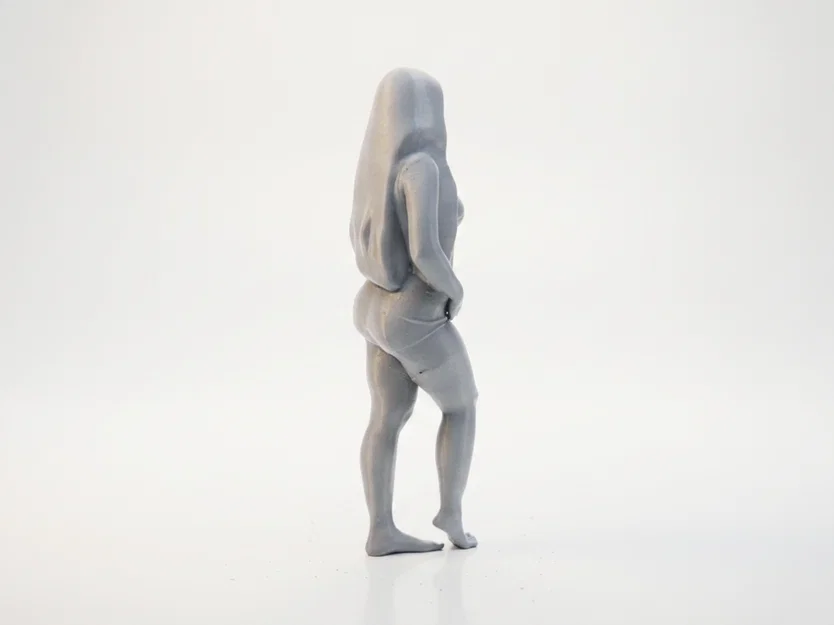 Mô hình tượng nữ điêu khắc vải rủ 3D (Female Figure Draped Cloth Statue) - Image 3